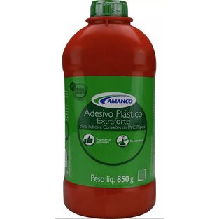 Adesivo Pvc Extra Forte C/ Pincel 850 G Verm (91387)